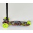 Самокат триколісний Best Scooter MAXI А 25470 / 779-1325 Колеса PU світяться Графіті салатовий