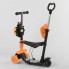 Самокат триколісний Best Scooter 78266 Колеса поліуретан Батьківська ручка Чорно-помаранчевий 