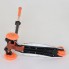 Самокат триколісний Best Scooter MAXI А 24645 / 779-1389 Колеса PU світяться Графіті помаранчевий