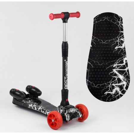 Самокат триколісний Best Scooter MAXI 80542 з парогенератором і музикою Блискавка