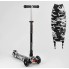 Самокат трехкодесний Best Scooter A 25771 / 779-1512 Колеса з підсвічуванням Поліуретан Чорно-білий