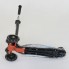 Самокат триколісний Best Scooter MAXI А 24662 / 779-1311 Колеса PU світяться Чорний космос