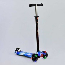 Самокат триколісний Best Scooter Maxi 779-1307 (А 24658) Колеса PU світяться Море