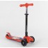 Самокат триколісний Best Scooter 49886 Складаний кермо з ліхтариком Колеса PU зі світлом Червоний