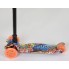 Самокат триколісний Best Scooter MAXI А 24645 / 779-1389 Колеса PU світяться Графіті помаранчевий