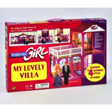 Кукольный домик Shifeng Toys 6982 А "My Lovely Villa" Декорированные стены 