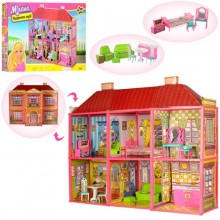 Ляльковий будиночок Joy Toy 6983 "My lovely villa" Двоповерховий з меблями