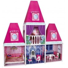Кукольный домик Shifeng Toys 6990 Двухэтажный с мебелью