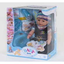 Кукла пупс Baby BL 013 B 8 функций с аксессуарами
