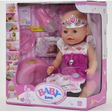 Кукла пупс Baby ВL 018 C 8 функций с аксессуарами 42 см