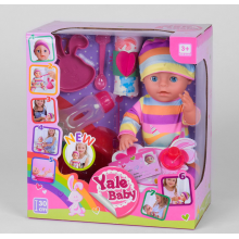 Лялька пупс Yale Baby 1935 H функціональний з аксесуарами