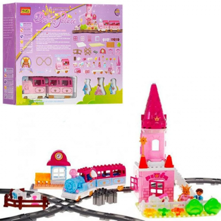 Детская железная дорога Limo Toy M 0444 U/R Конструктор для девочки 84 детали