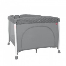 Манеж детский Carrello Cubo CRL-9205 Silver Gray. Дорожная сумка в комплекте. Серый (CRL-9205А)