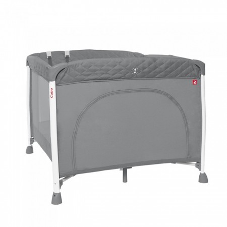 Манеж детский Carrello Cubo CRL-9205 Silver Gray. Дорожная сумка в комплекте. Серый (CRL-9205А)