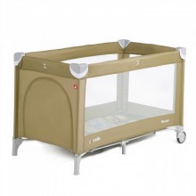 Манеж детский Carrello Piccolo CRL-9203. Колеса, самка. Caramel Beige. Бежевый(9203А)