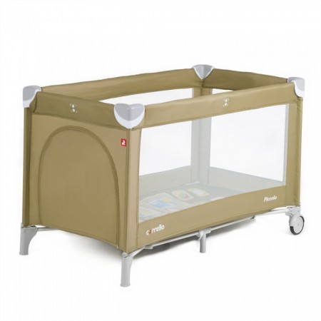 Манеж детский Carrello Piccolo CRL-9203. Колеса, самка. Caramel Beige. Бежевый(9203А)