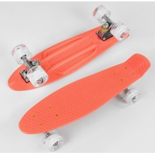 Пенні борд Best Board 1102 дошка 55 см Rолёса PU світяться Помаранчевий