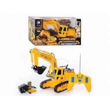 Экскаватор гусеничный A-Toys 361134 R/8896 A  на радиоуправлении Желтый