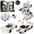 Набор игровой Toys K13 Робот трансформер - машинка на радтоуправлении 3 в1 Белый
