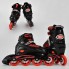 Роликовые коньки раздвижные Best Rollers 5800. Размер  39-42. Колеса полиуретан. Подшипники АВЕС 7. Красный.(5800А)