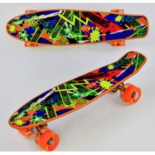 Пенні борд Best Board Р 12305, дека 21.65" Помаранчевий