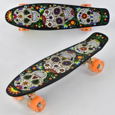 Пенни борд Best Board Р 15909, дека 21.65"Черный 