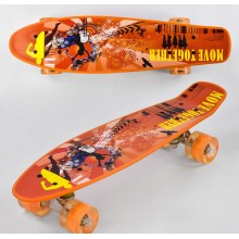 Пенни борд Best Board Р 13222, дека 21.65" Оранжевый