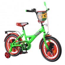 Детский велосипед TILLY Ninja T-216216 Колеса 16" Зеленый