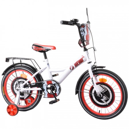 Детский велосипед TILLY Hero T-218212 Ручной тормоз Колеса 18" Белый