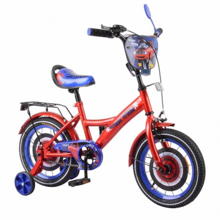 Детский велосипед TILLY Vroom T-214212 Ручной тормоз Колеса 14" Красный