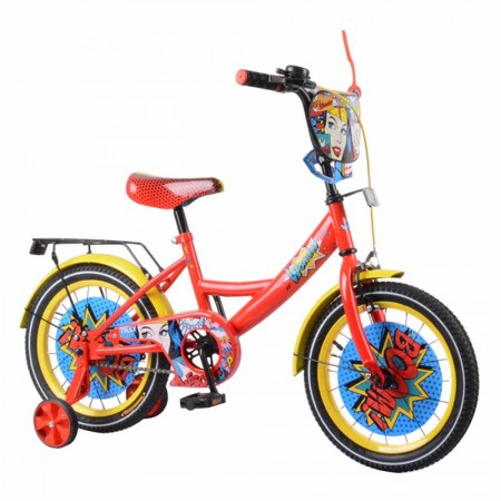 Детский велосипед Tilly Baby Wonder T-216219 Колеса 16" Красный