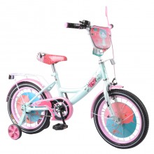 Детский велосипед TILLY Meow T-216218 Ручной тормоз Колеса 16" Голубой