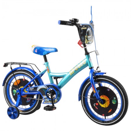 Детский велосипед TILLY Apollo T-216215 Колеса 16" Бирюзовый