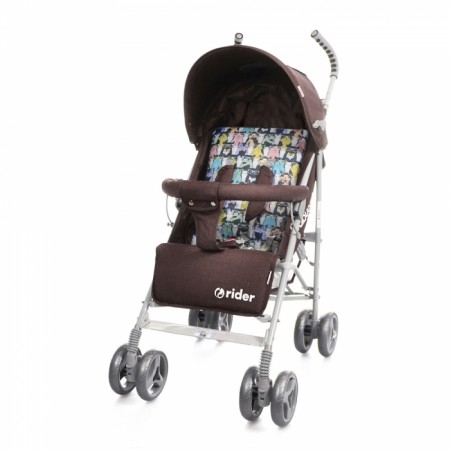 Прогулочная коляска-трость BABYCARE Rider BT-SB-0002 Brown в льне Шоколадный(0002А)