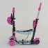 Самокат трехколесный Best Scooter 26901 "Абстракция" 5 в 1. Подсветка колес. Розовый - Абстракция