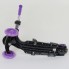 Самокат трехколесный Best Scooter 68995 "Абстракция" 5 в 1. Подсветка колес. Фиолетовый - Абстракция
