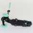Самокат трехколесный Best Scooter 43702 "Абстракция" 5 в 1. Подсветка колес. Бирюзовый - Абстракция
