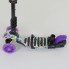 Самокат трехколесный Best Scooter 68995 "Абстракция" 5 в 1. Подсветка колес. Фиолетовый - Абстракция