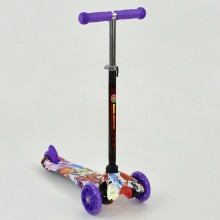 Самокат трехколесный Best Scooter MINI А 24696 / 779-1298.Графити   