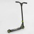 Самокат трюковый Best Scooter 75443 с HIC системой  Пегами  диск и дека алюминиевые Черный с зеленым
