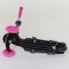 Самокат трехколесный Best Scooter 26901 "Абстракция" 5 в 1. Подсветка колес. Розовый - Абстракция
