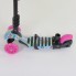 Самокат трехколесный Best Scooter 26901 "Абстракция" 5 в 1. Подсветка колес. Розовый - Абстракция