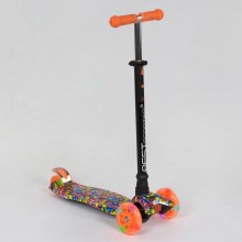 Самокат трехколесный Best Scooter Maxi А 25461 / 779-1316. Оранжевый 