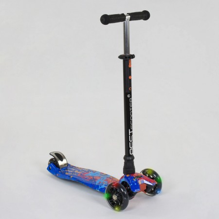 Самокат трехколесный Best Scooter Maxi А 25595 /779-1338. Синий 