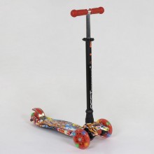 Самокат трехколесный Best Scooter Maxi А 24644 /779-1388. Графити