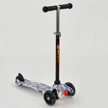 Самокат трехколесный Best Scooter MINI А 224708 / 779-1232. Голубой  