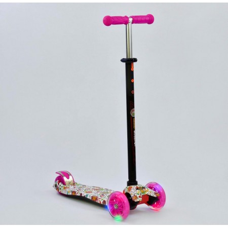 Самокат трехколесный Best Scooter Maxi А 25466 / 779-1321. Розовый 