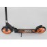 Самокат двухколесный Best Scooter 89993 складной. Черный с оранжевым