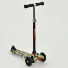 Самокат трехколесный Best Scooter MINI А 24709 /779-1233. Графити 