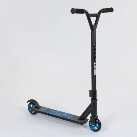 Самокат трюковый Best Scooter 81533 Черно-Синий